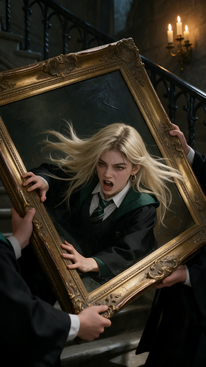 Level. Me. card: He's coming. Freeze. Be a painting.