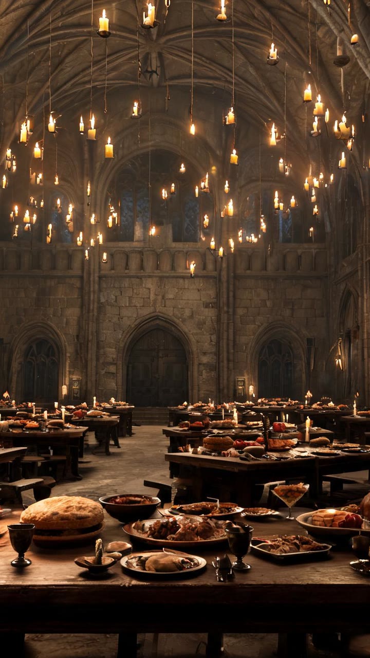 Feast Hall card: Everyone is watching.